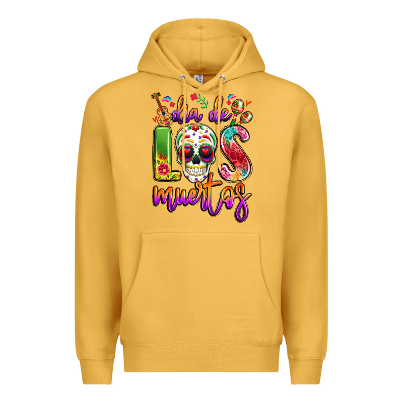 Dia De Los Muertos Premium Hoodie by LillyAllenDesigns | Teevron
