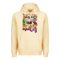 Pina Colada dia de los muertos Premium Hoodie - LillyAllenDesigns