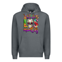 Rock dia de los muertos Premium Hoodie - LillyAllenDesigns