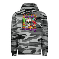 Slate Camo dia de los muertos Premium Hoodie - LillyAllenDesigns
