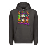 Smoke dia de los muertos Premium Hoodie - LillyAllenDesigns