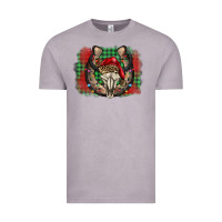 Vintage Zinc christmas horseshoe bull skull Vintage Tee - BarkalooDesign