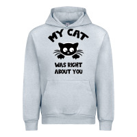 Heather Grey My Cat Was Right About You Urban Hoodie - Bettercallsaul