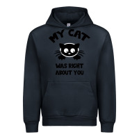 Navy My Cat Was Right About You Urban Hoodie - Bettercallsaul