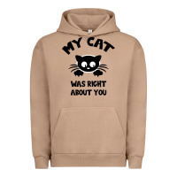 Pigment Burro My Cat Was Right About You Urban Hoodie - Bettercallsaul