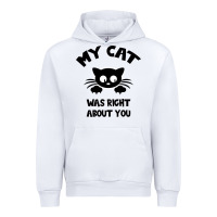 White My Cat Was Right About You Urban Hoodie - Bettercallsaul
