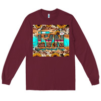 Burgundy lvn licensed vocational nurse Long Sleeve Tee - JahusDesignShop