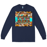 Navy lvn licensed vocational nurse Long Sleeve Tee - JahusDesignShop