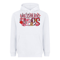 White valentine vibes Heavyweight Hoodie - MaliasSmallBusiness