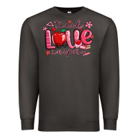Smoke teach love inspire valentines day Premium Sweatshirt - MaliasSmallBusiness
