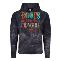 Cloud Black boots and bling its a cowgirl thing Vintage Hoodie - texasbilliewilder
