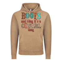 Vintage Coffee boots and bling its a cowgirl thing Vintage Hoodie - texasbilliewilder