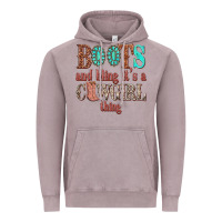 Vintage Zinc boots and bling its a cowgirl thing Vintage Hoodie - texasbilliewilder