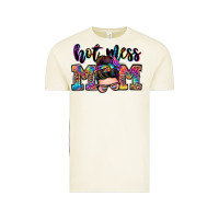 Hot Mess Mom Messy Bun Vintage Tee | Teevron
