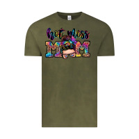 Vintage Olive hot mess mom messy bun Vintage Tee - Zillion Design Studio