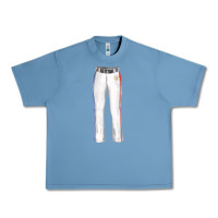 Pebble Blue softball uniform pant fa element Urban Heavy Tee - FaDigitalArtStudio