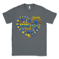 Charcoal Heather down syndrome awareness heart Classic Tee - Artiststas