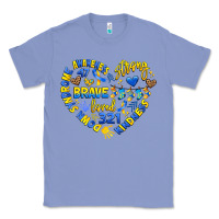 Colony Blue down syndrome awareness heart Classic Tee - Artiststas