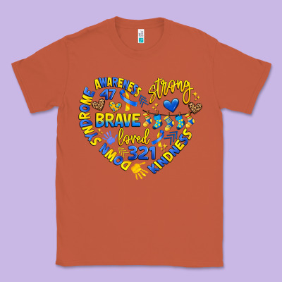 Down Syndrome Awareness Heart Classic Tee Designed By Artiststas