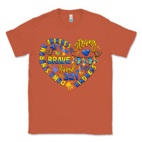 Copper down syndrome awareness heart Classic Tee - Artiststas
