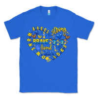 True Royal down syndrome awareness heart Classic Tee - Artiststas