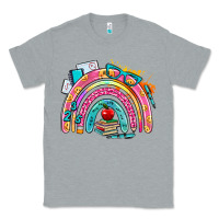 Heather Grey school rainbow Classic Tee - AdoDesignShop