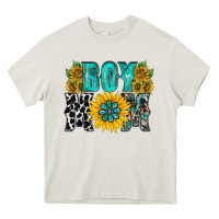 Cream boy mom Heavy Core Tee - RacoonDesign