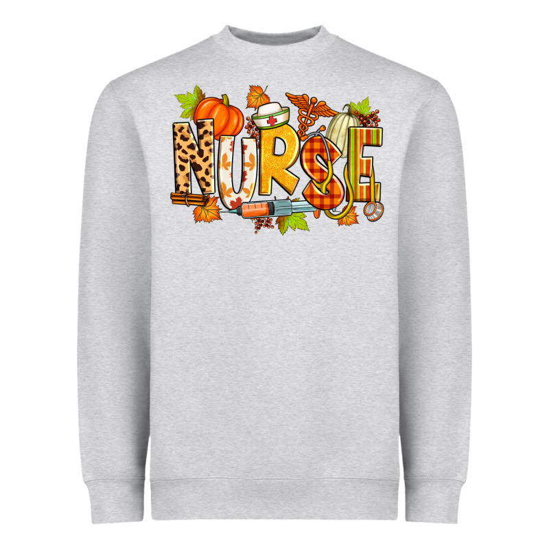 Fall Nurse Heavyweight Sweatshirt by Zillion Design Studio | Teevron