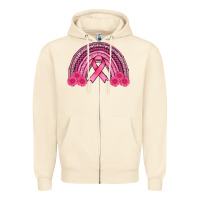 Sandshell breast cancer rainbow Zipper Hoodie - AdoDesignShop
