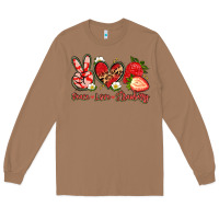 Toasted Coconut peace love strawberry Long Sleeve Tee - Artiststas