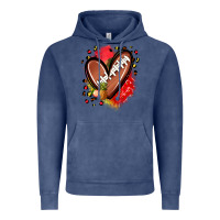 Vintage Denim fruits and football heart Vintage Hoodie - Zillion Design Studio