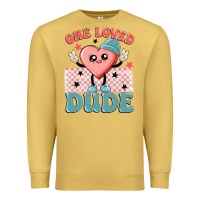 Antique Gold one loved dude Premium Sweatshirt - MaliasSmallBusiness