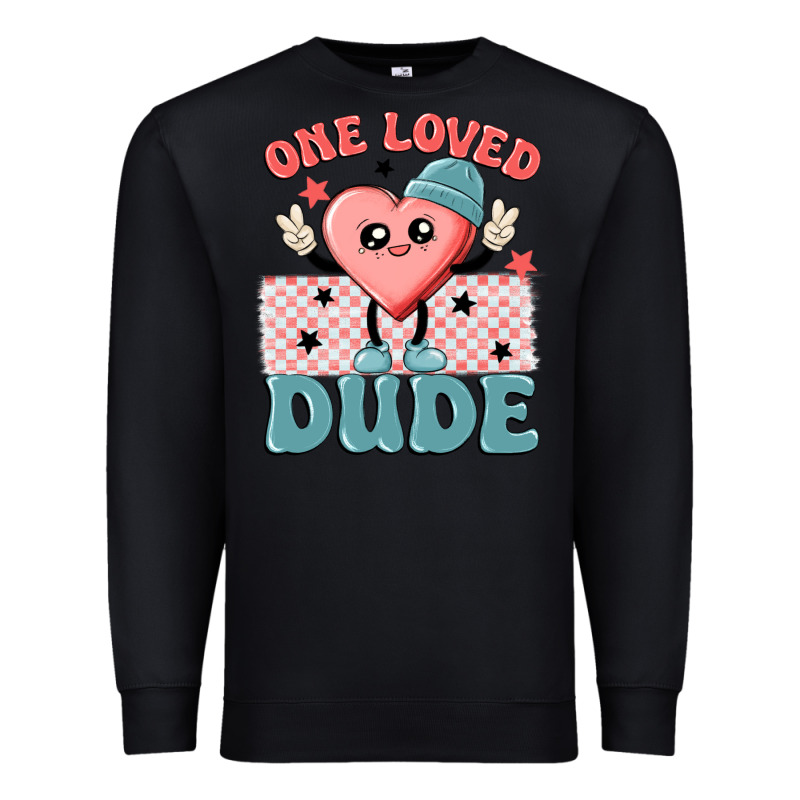 One Loved Dude Premium Sweatshirt by MaliasSmallBusiness | Teevron