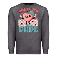 Charcoal Heather one loved dude Premium Sweatshirt - MaliasSmallBusiness