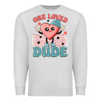 Dove Grey one loved dude Premium Sweatshirt - MaliasSmallBusiness