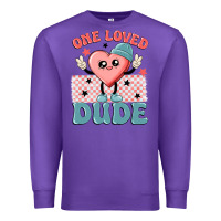 Purple one loved dude Premium Sweatshirt - MaliasSmallBusiness