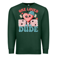 Sports Green one loved dude Premium Sweatshirt - MaliasSmallBusiness