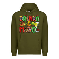 Army Green drinko de mayo Premium Hoodie - LillyAllenDesigns