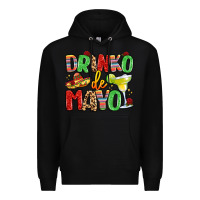 Black drinko de mayo Premium Hoodie - LillyAllenDesigns