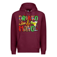 Burgundy drinko de mayo Premium Hoodie - LillyAllenDesigns