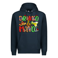 Navy drinko de mayo Premium Hoodie - LillyAllenDesigns