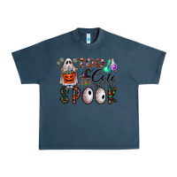 Midnight Navy too cute to spook Urban Heavy Tee - CowhideDigitalArt