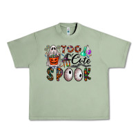 Oil Green too cute to spook Urban Heavy Tee - CowhideDigitalArt