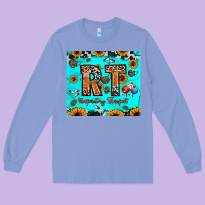 Rt Respiratory Therapist Long Sleeve Tee Designed By Jahusdesignshop