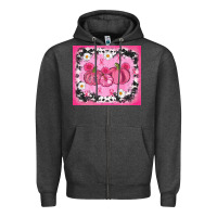 Charcoal Heather breast cancer pumpkins Zipper Hoodie - AdoDesignShop