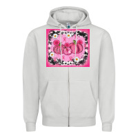 Dove Grey breast cancer pumpkins Zipper Hoodie - AdoDesignShop