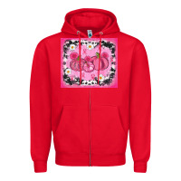 Red breast cancer pumpkins Zipper Hoodie - AdoDesignShop