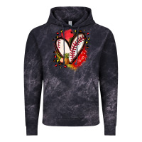 Cloud Black fruits and baseball heart Vintage Hoodie - Zillion Design Studio