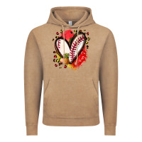 Vintage Coffee fruits and baseball heart Vintage Hoodie - Zillion Design Studio