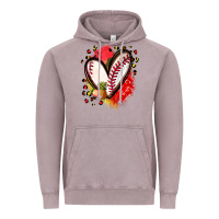 Vintage Zinc fruits and baseball heart Vintage Hoodie - Zillion Design Studio